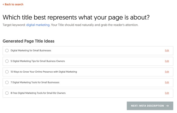 Generated Page Title Ideas