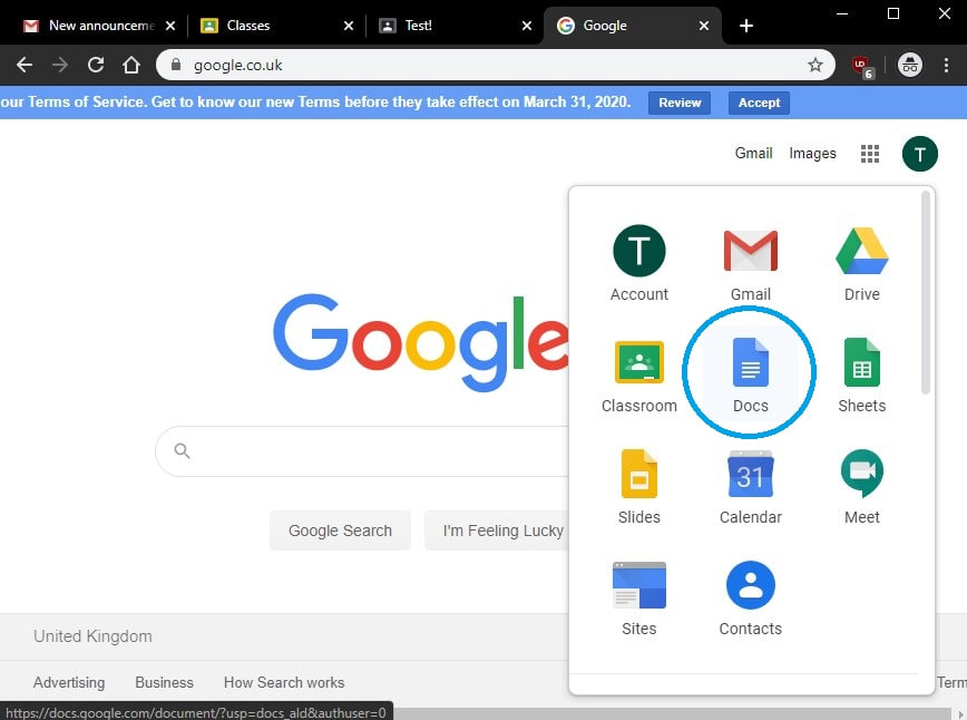 Google Docs Google Docs
