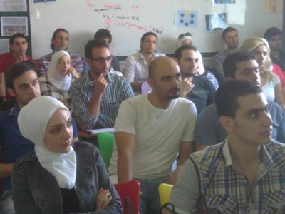 سوريا - دمشق 2012: تحقيق الأهداف في دورة المميزين ضمن دورة دبلوم البرمجة اللغوية العصبية للمدرب محمد عزام القاسم 