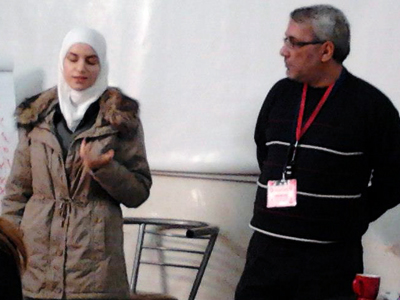 سوريا - دمشق 2013: مهارات التواصل تتحول لمهارات نجاح مع المدرب محمد عزام القاسم 