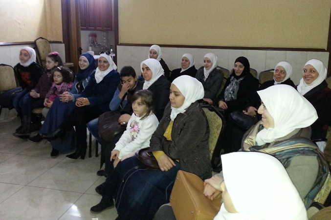 سوريا - دمشق: حفل ختام دورات التنمية البشرية مع المدربة دعاء محمد علي يونس