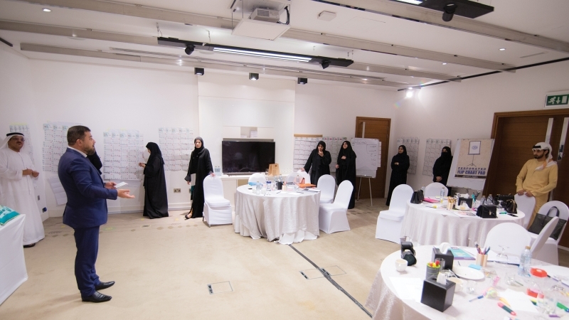 urse topics explanation - Dr. Mohammed Pedra during the explanation while the trainees applicating the exercises