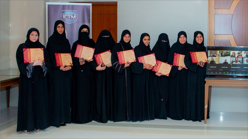 A group photo of the trainees after awarding certificates