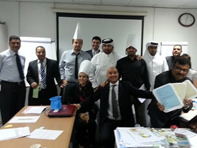 Qatar - Doha: Closure of the management correspondence skills for trainer Hisham Zaki