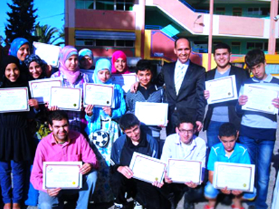 المغرب - المدينة الخضراء: شباب المعالي يحتفلون بتخرجهم مع المدرب أ.عبد الغني العزوزي 