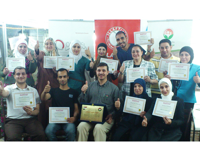 سوريا - دمشق: اختتام دورة "ممارس في البرمجة اللغوية العصبية" للمدرب أحمد خير السعدي