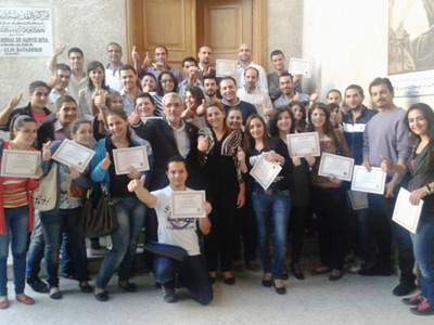 سوريا - دمشق: اختتام دورة  "مهارات الإدارة" للمدربة  لينا ديب