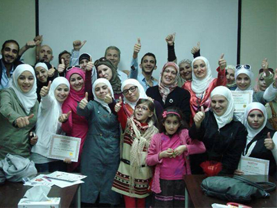 سوريا - دمشق: وكان ختامها حب... ختام دورة "هي وهو .. مفاتيح للسعادة"