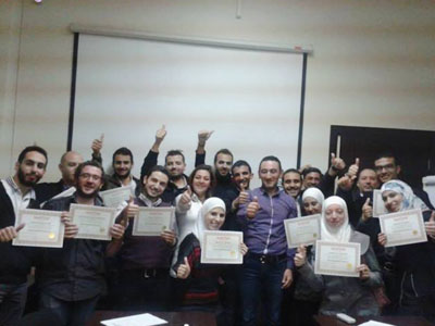 سوريا - دمشق: اختتام دورة مهارات الإدارة مع المدربة لينا ديب