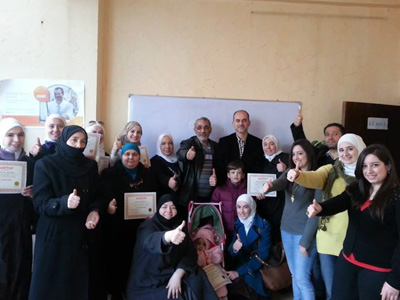 سوريا - دمشق: انتهاء دورة دبلوم البرمجة اللغوية العصبية مع المدرب محمد عزام القاسم 