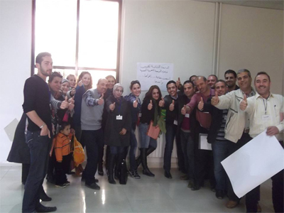 سوريا - دمشق: إختتام دورة دبلوم البرمجة اللغوية العصبية للمدرب طارق السعدي 