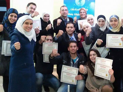سوريا - دمشق: إختتام دورة مساعد ممارس في البرمجة اللغوية العصبية مع المدرب طارق السعدي