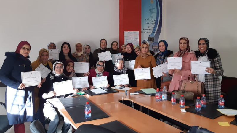المغرب - وجدة: المدربة مليكة تبحيري تختتم دورة القيادة النسائية