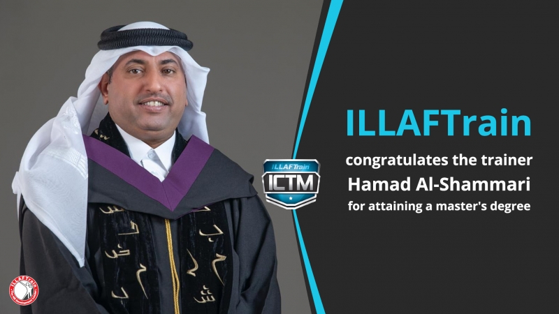 The Master Trainer Hamad Al-Shammari Obtained a Master's Degree in Local Development from the Doha Institute for Graduate Studies