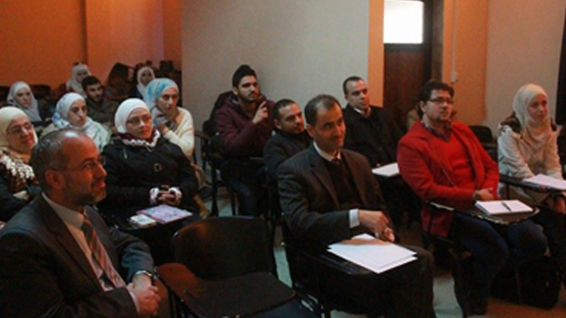 الجامعة الأوربية، ورشة عمل بعنوان بازل 3 وواقع المصارف السورية مع الدكتور علاء صالحاني.