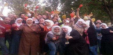 سوريا – دمشق: إنتهاء دورة التعامل مع الأشخاص صعبي المراس للمدربة هدى زكريا والمدربة بروج عمر