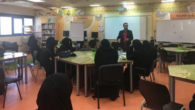 استمرار سلسلة الورشات التدريبية (التنوع والاختلاف) للمدرب أول آري ازباني في مدارس ومؤسسات الدوحة التعليمية