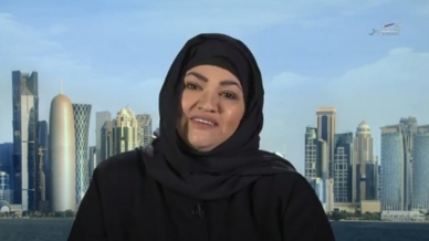 المدربة الأولى سمية المطوّع على شاشة تلفزيون قطر ضمن برنامج فيّ الضحى