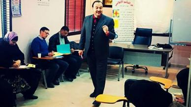  المدرب أول الدكتور عبد الفتاح السمّان في جامعة عمّان العربية مشاركاً في دورة دبلوم المهارات الشرعية