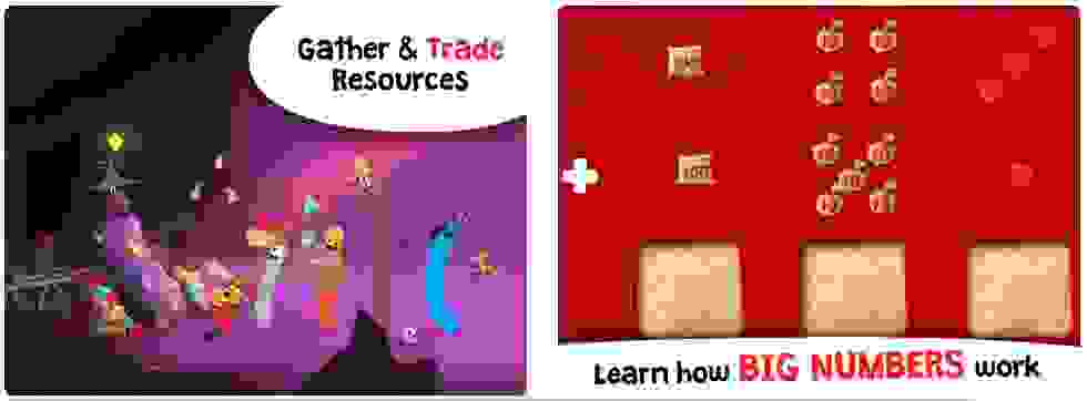 تطبيق DragonBox Big Numbers