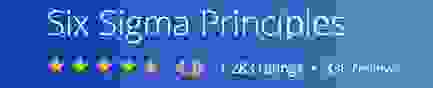الدورات التدريبية من جامعة جورجيا، حول معايير سيغما الستة