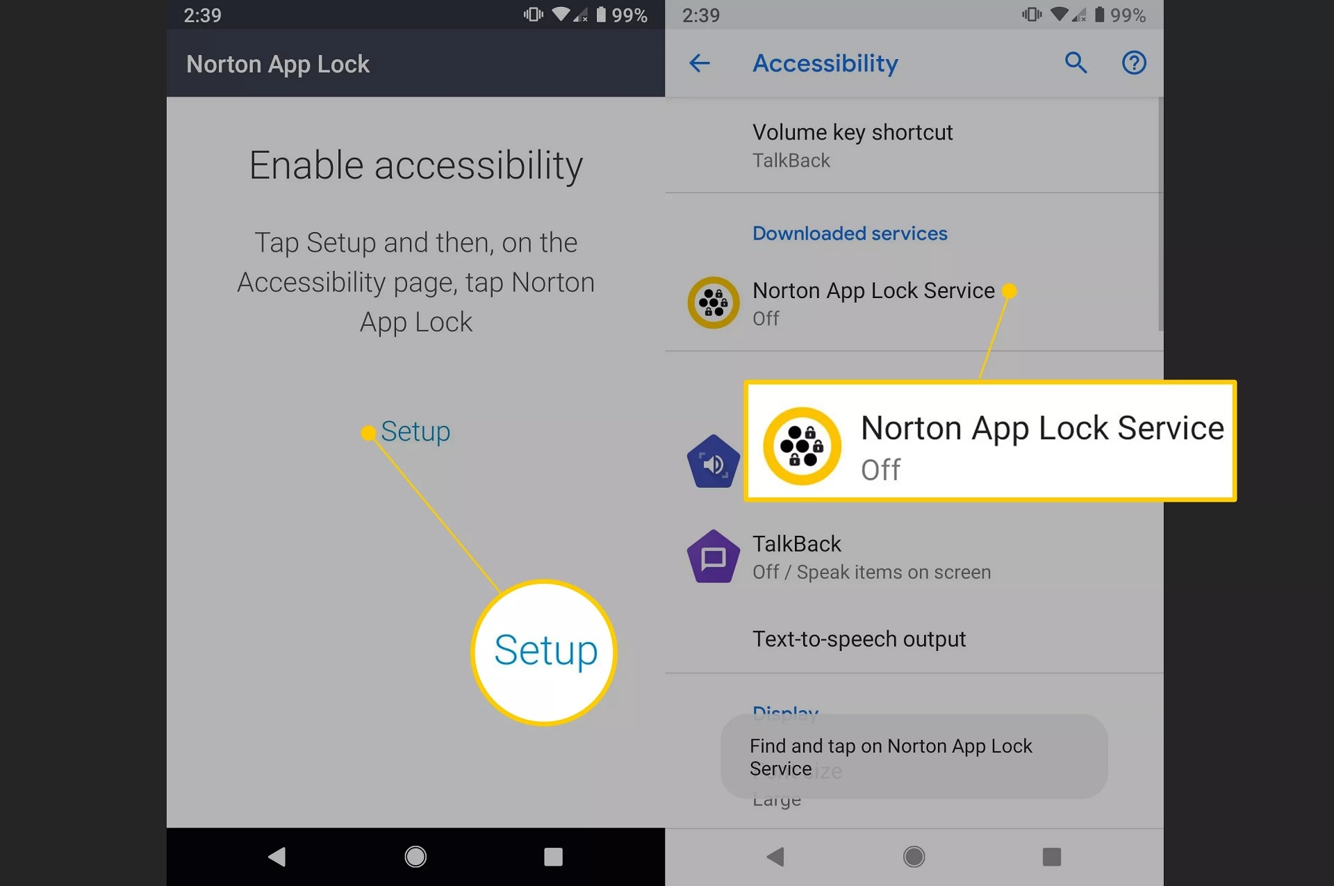 كيفية تعيين كلمة المرور للتطبيقات باستخدام تطبيق Norton App Lock في أندرويد كيفية تعيين كلمة المرور للتطبيقات باستخدام تطبيق Norton App Lock في أندرويد