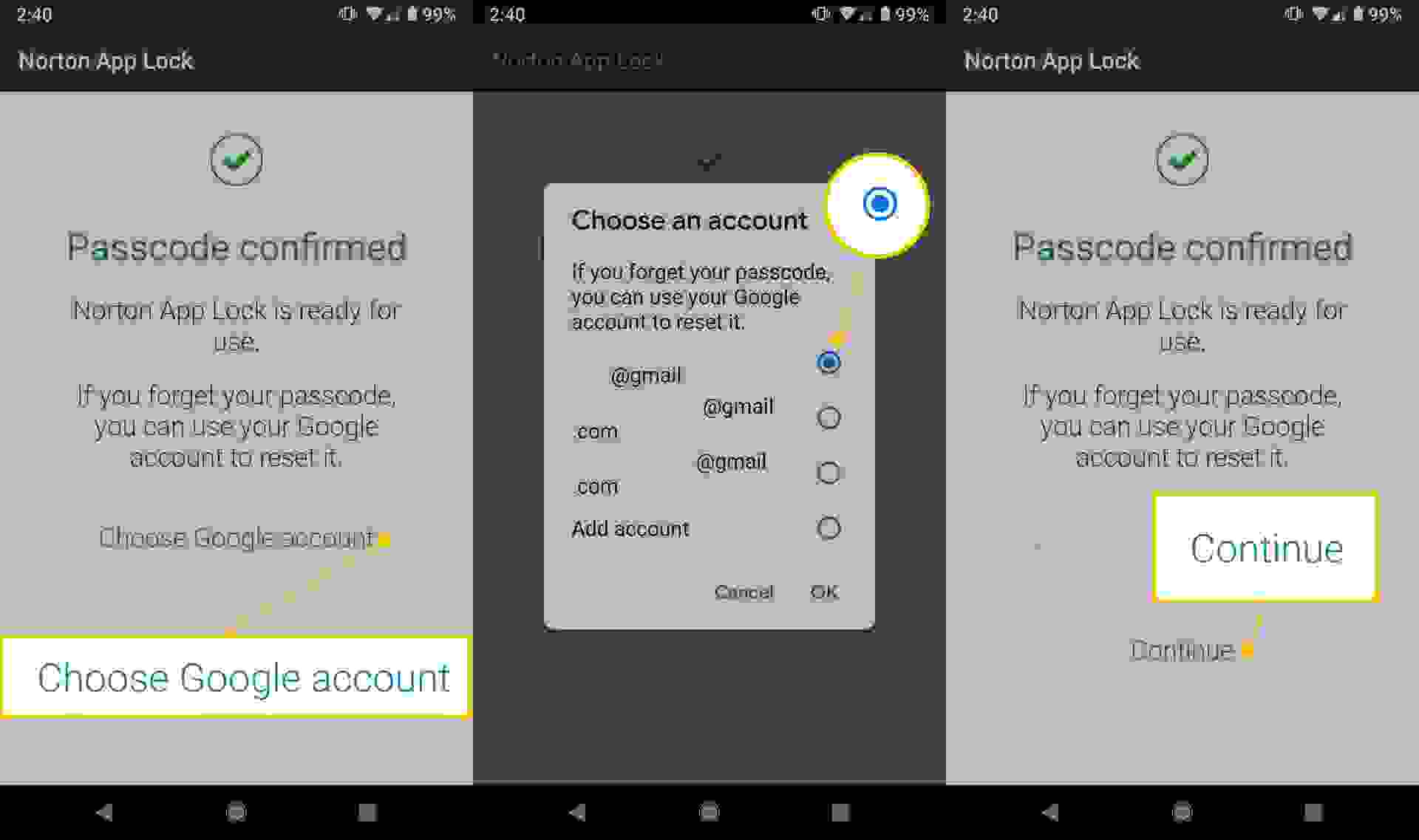 كيفية تعيين كلمة المرور للتطبيقات باستخدام تطبيق Norton App Lock في أندرويد