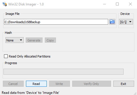 Win32 Disk Imager